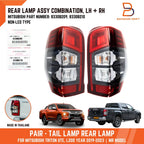 LH RH Tail Lamp Rear Light for Mitsubishi Triton L200 MR (2019-2023)