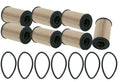 Set of 7 Engine Oil Filters for Buick Chevrolet GMC Pontiac Suzuki (Wix)