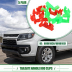 Set of 5 Tailgate Handle Rod Clips for Chevrolet Silverado (1999–2009) No. 88981030