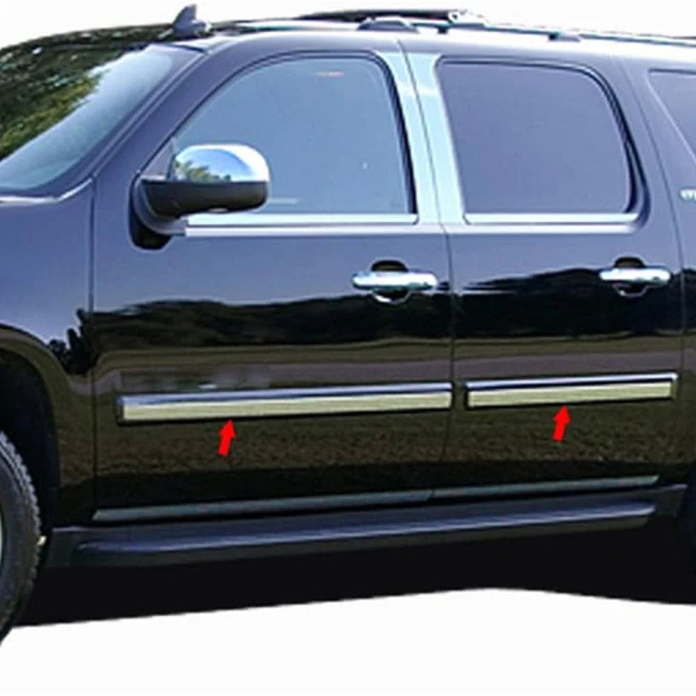 Luxury FX Rocker Panel Insert Trim Kit 6pc for 2007–2008 Chevy Suburban