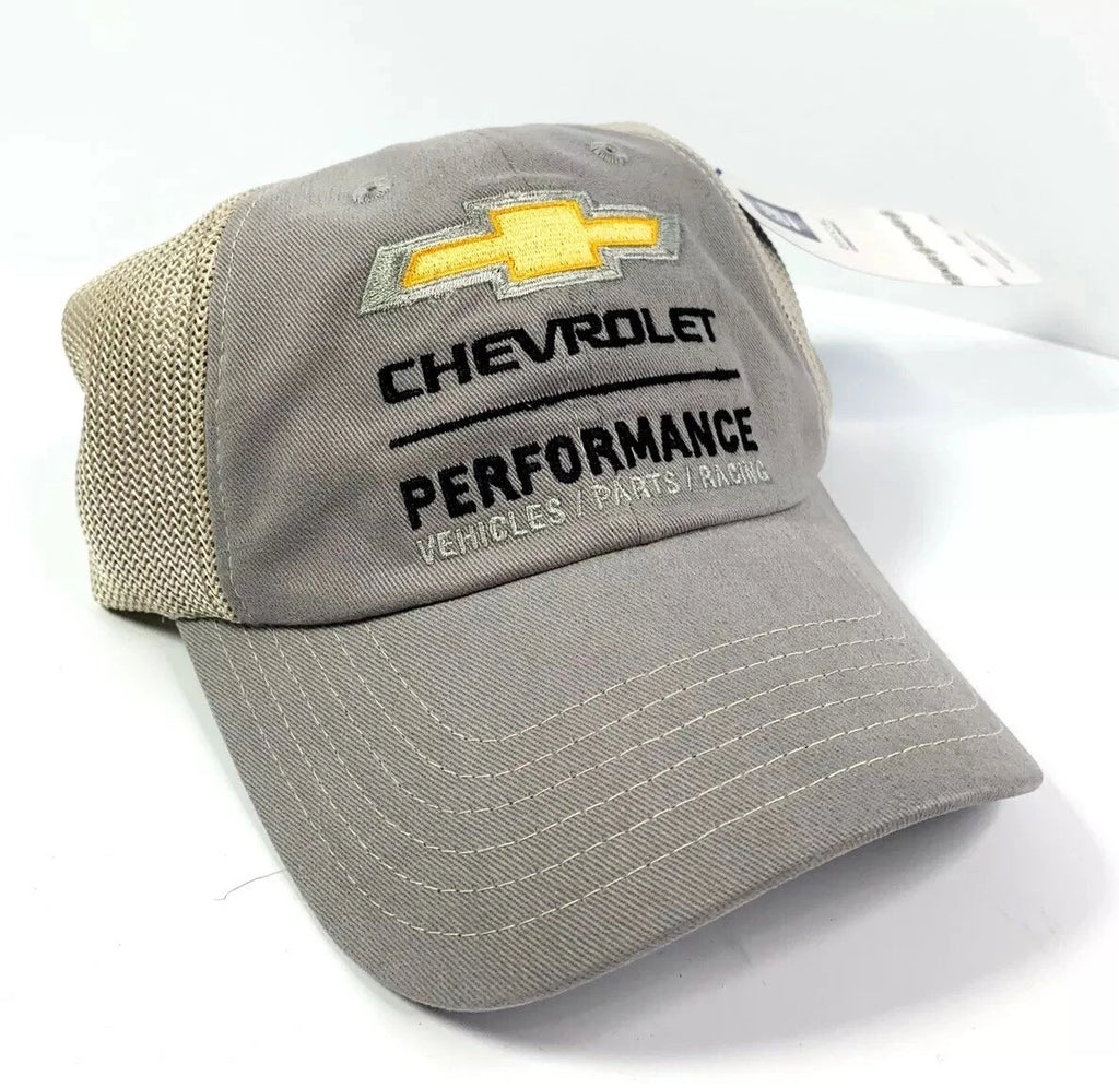 Racing Hat Cap for Chevrolet Performance Vehicles Gray Khaki (Unspecified)