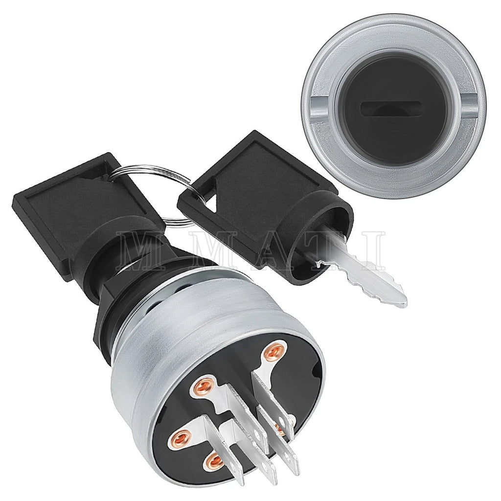 3 Position 5 Pin Ignition Key Switch for Polaris Snowmobile (RMK, Touring, IQ, LX, XC)