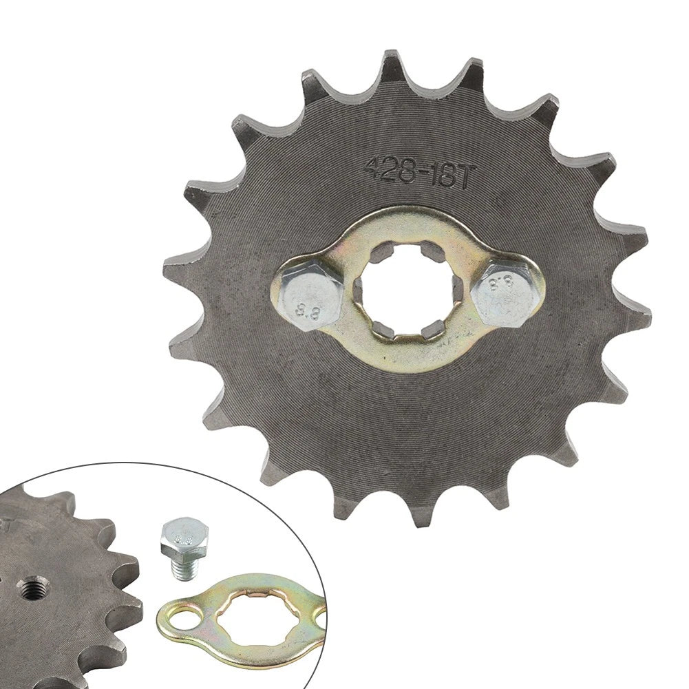 17mm 18T Front Sprocket for 110CC 125CC ATV Pit Dirt Quad Bike (428 Chain)