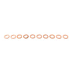 10x M12 Copper Oil Drain Plug Gasket Seal Ring for Universal Fit (22121.5)