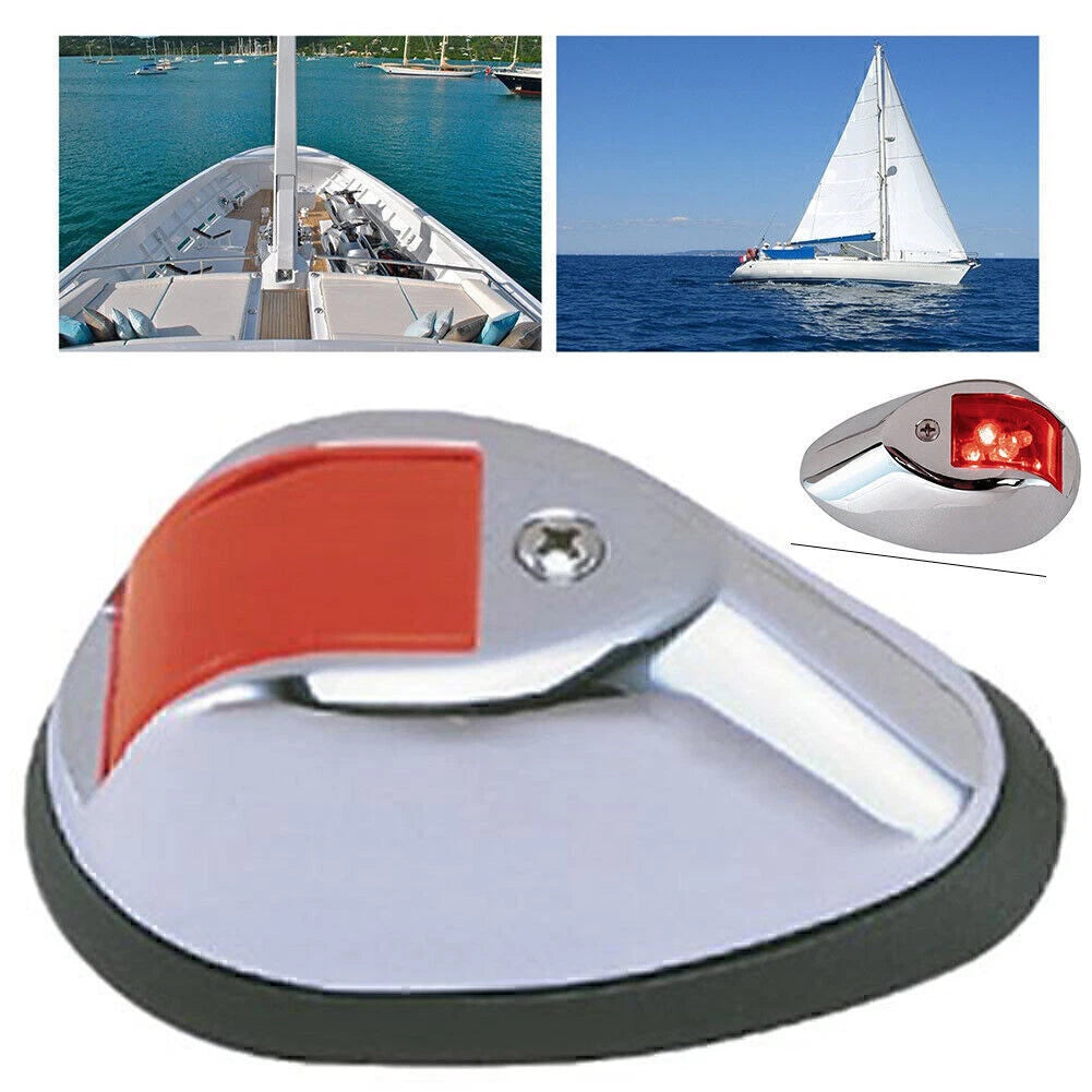 LED Bow Navigation Light for Marine Boat Yacht (12V/24V) Stainless Steel