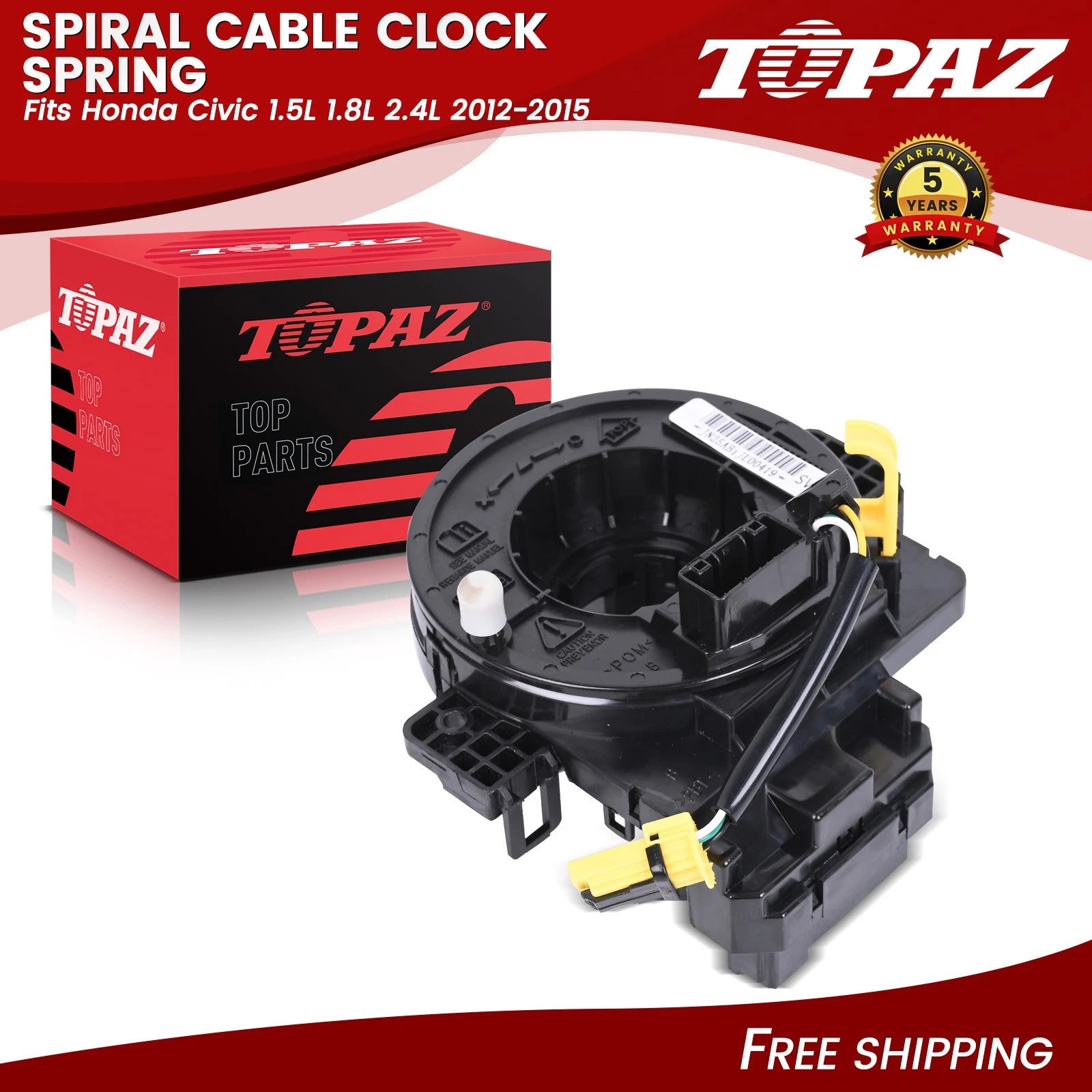 Spiral Cable Clock Spring for Honda Civic (2012–2015)