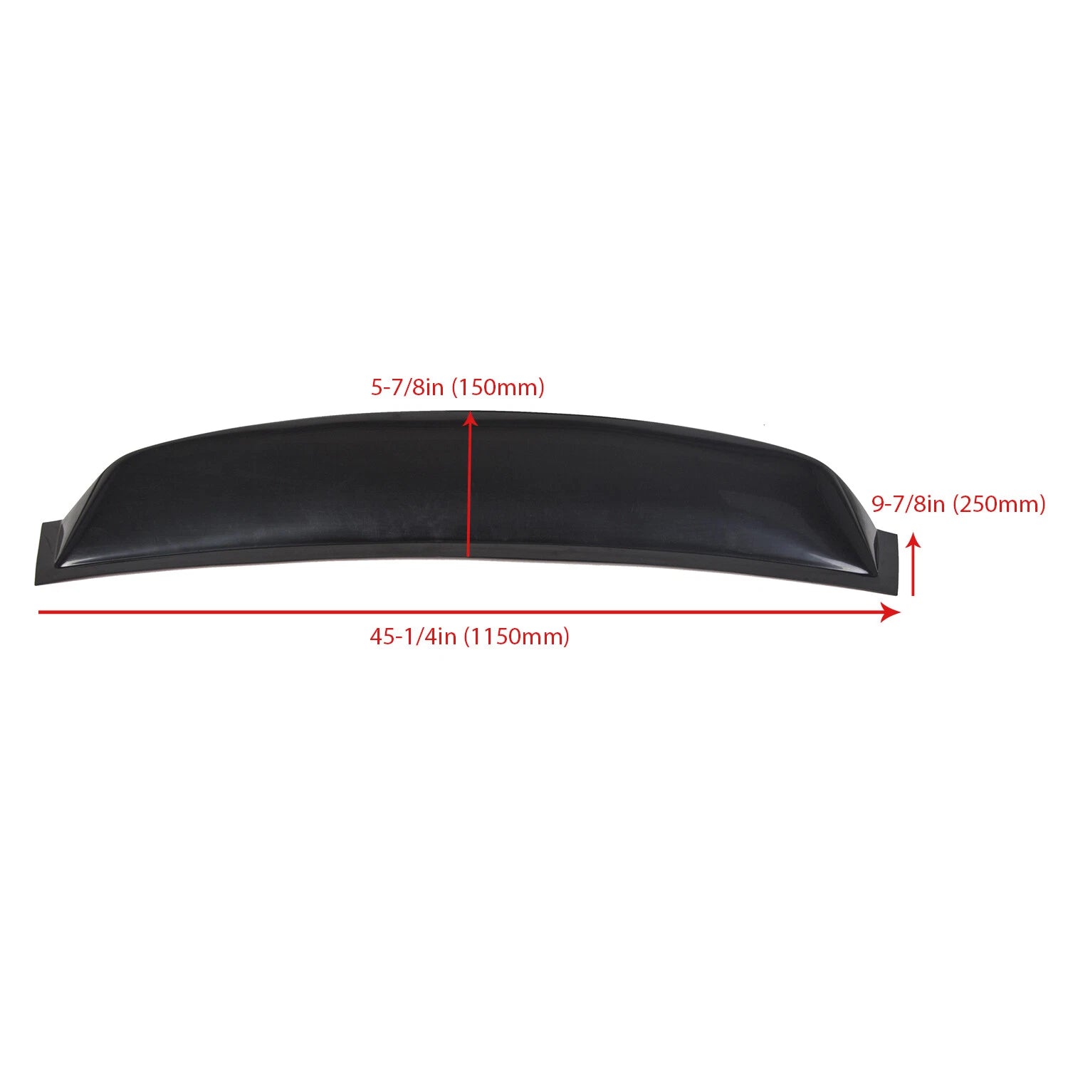 Rear Window Roof Vent Visor Spoiler Wing for Honda Civic 4DR Sedan (2006–2011)