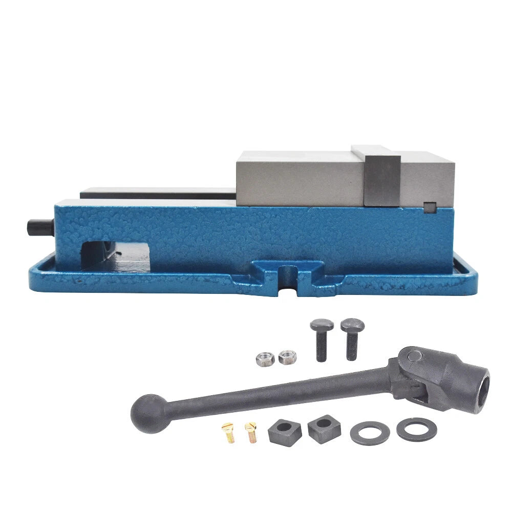 5" Lockdown CNC Milling Machine Bench Vise Clamping Vice (Without Base)