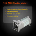 Starter for Gravely 21110533, Exmark Toro 136-7880, 127-9209, 133-1564, 133-9828 (N/A)