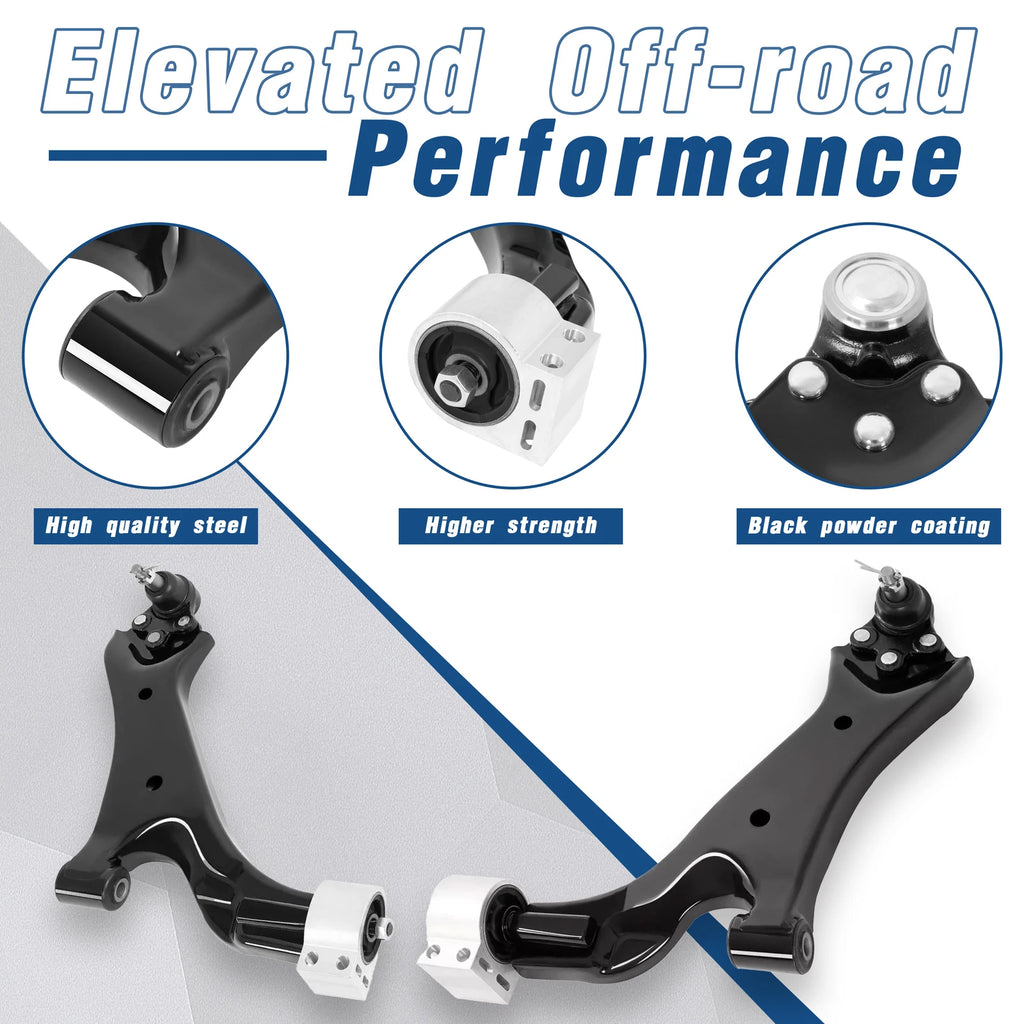 Front Lower Control Arms for Chevy Equinox GMC Terrain 2010–2017 (2.4L/3.0L/3.6L)