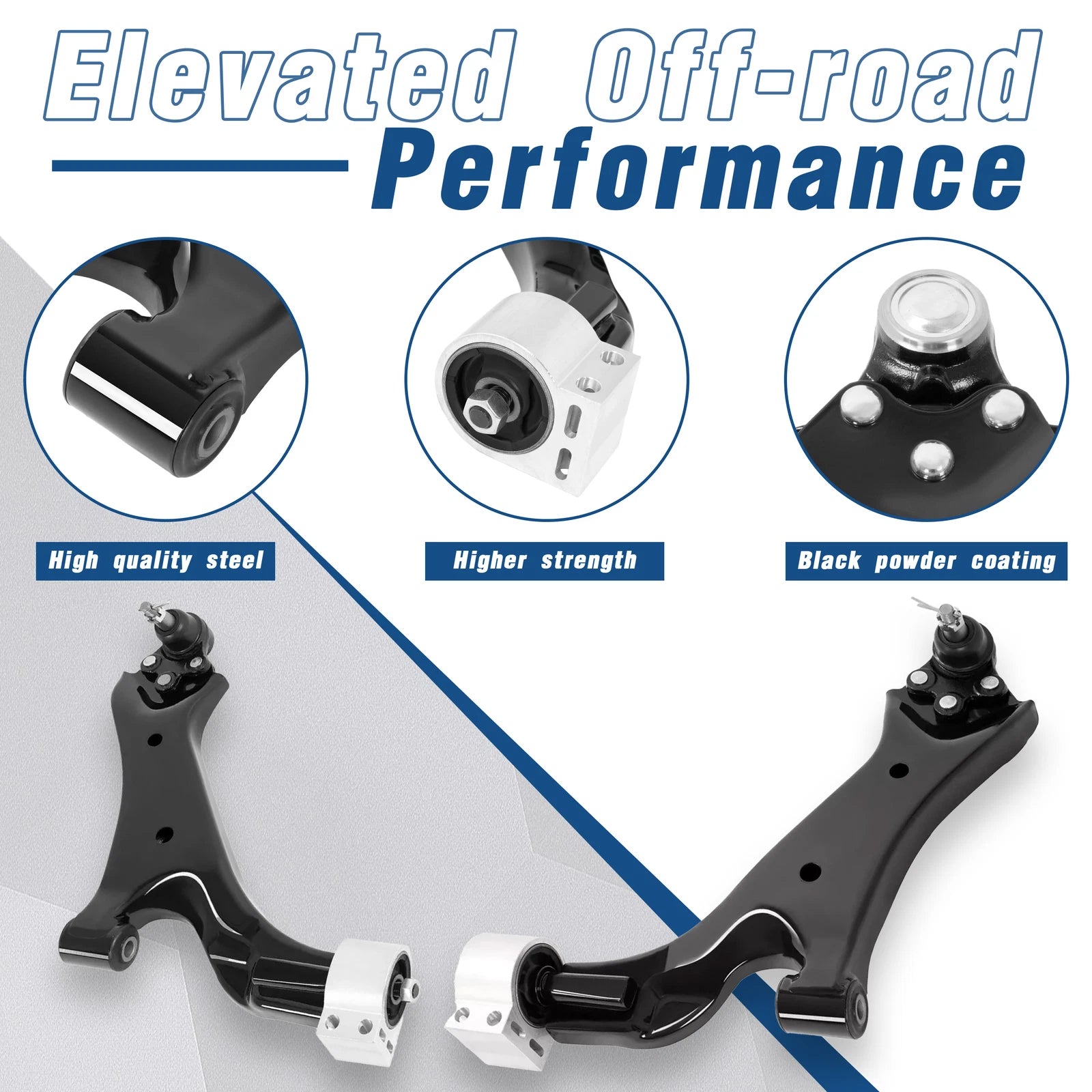 Front Lower Control Arms for Chevy Equinox GMC Terrain 2010–2017 (2.4L/3.0L/3.6L)