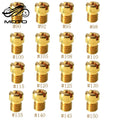 16pcs Carburetor Main Jet Kit for PWK OKO CVK (90–150)