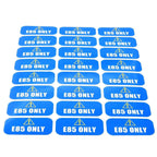 24 pcs Warning Label E85 Only Gas Fuel Tank Sticker Decal for