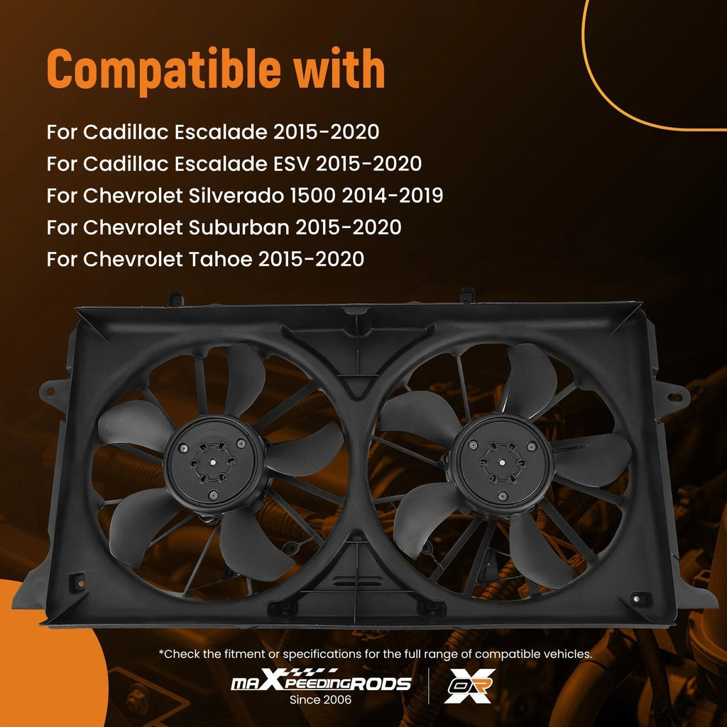 Cooling Fan Assembly for Tahoe/Suburban/Yukon (2015–2020) 624050