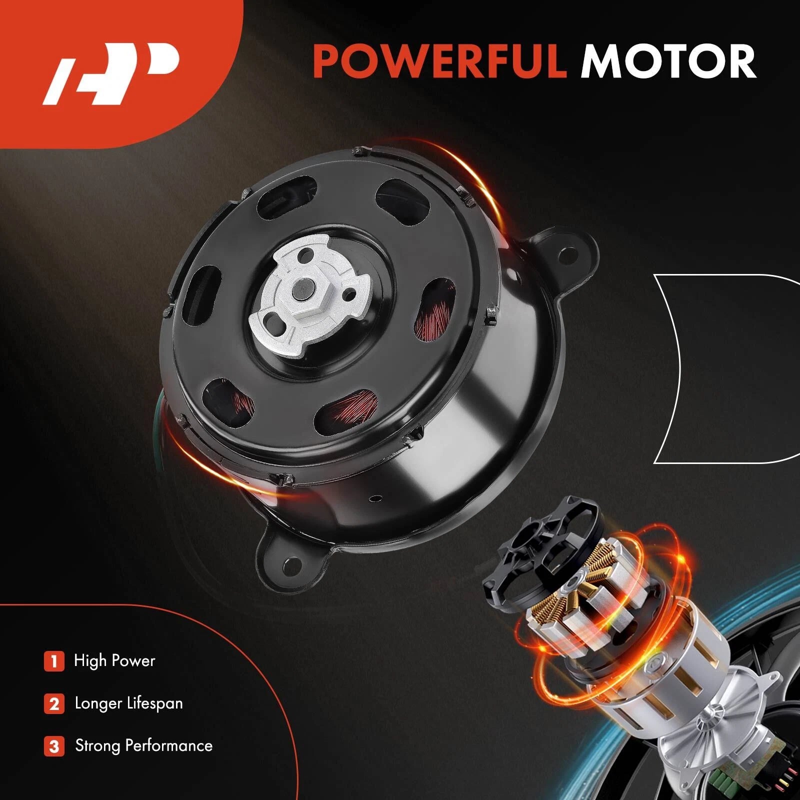Radiator Fan Motor Right for Buick Terraza (2005-2007)