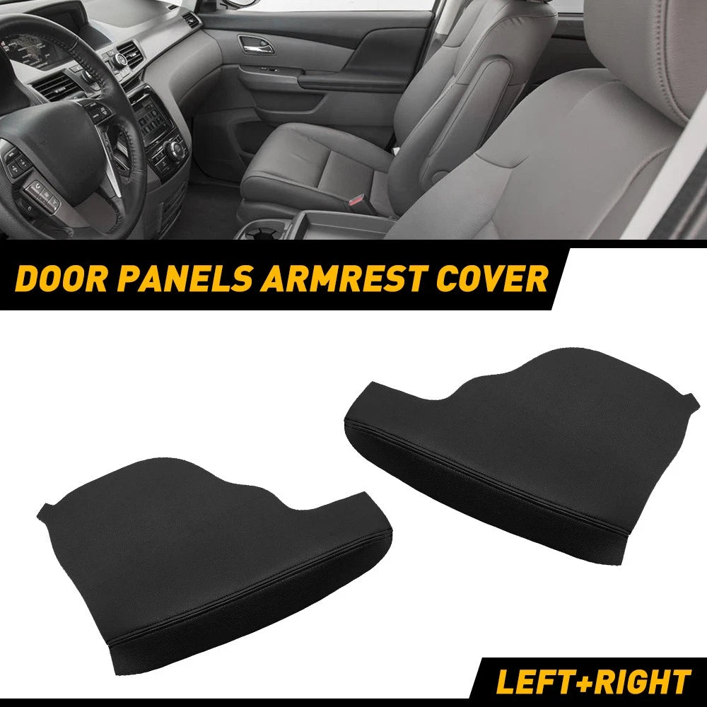 Leather Front Panel Door Armrest Cover for Honda Odyssey (2011–2017)