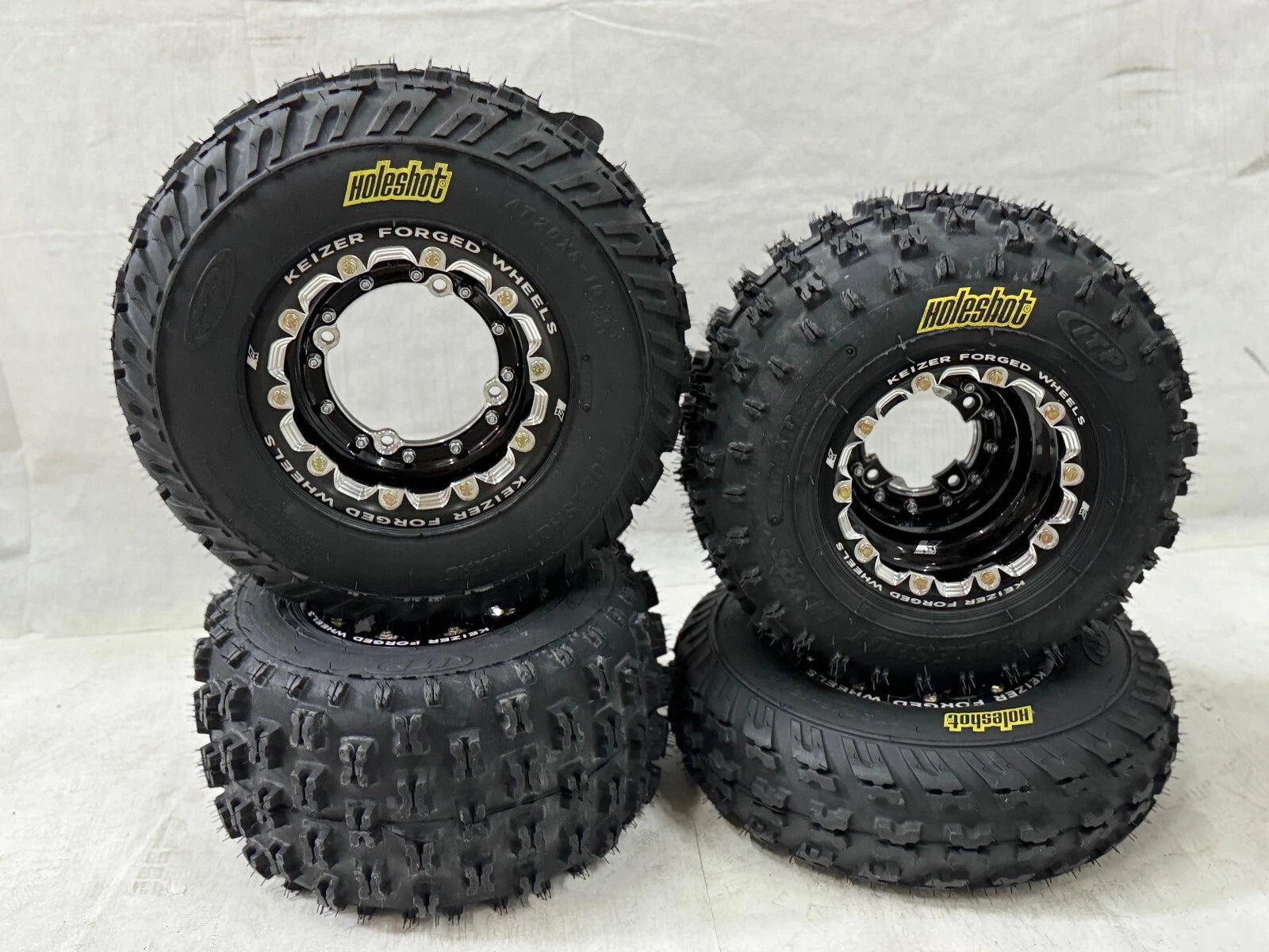 Set of 4 Keizer Beadlock Rims for Yamaha Banshee YFZ450 YFZ450R Raptor 700 250 660