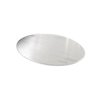 Custom Oval Aluminum License Plate for Motor Silver (No Year Specified)
