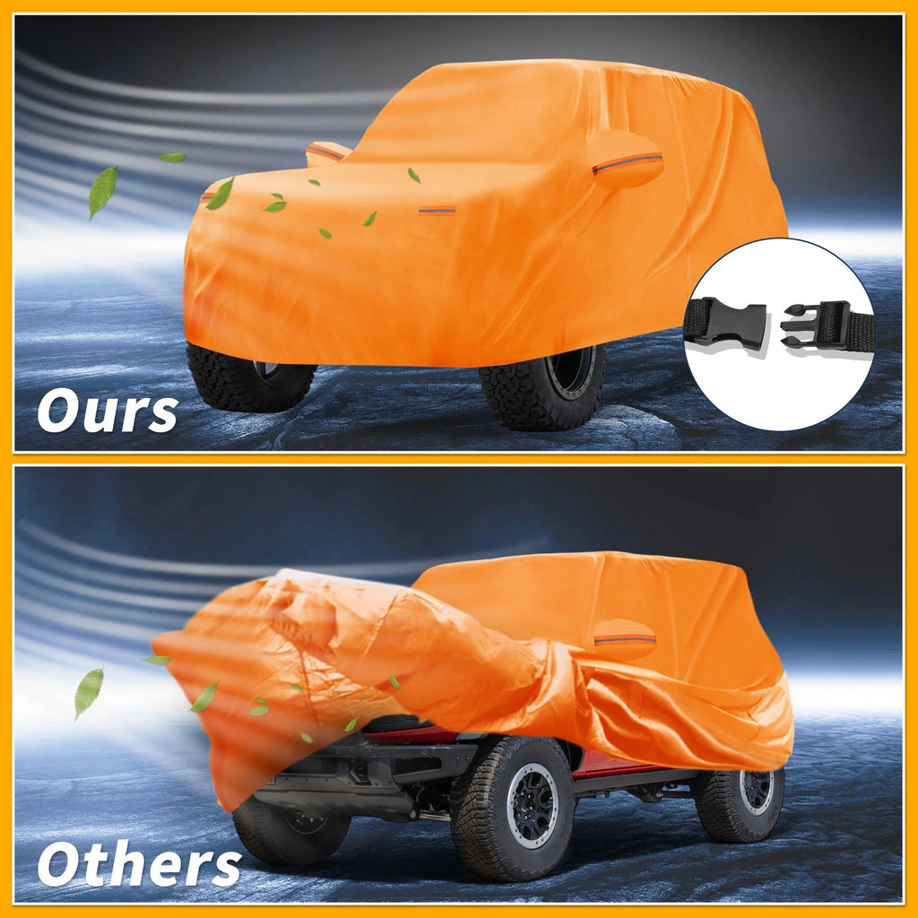 Car Cover Waterproof All Weather for Ford Bronco 2DR (2021–2023)