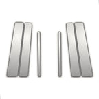 Chrome Pillar Posts 6Pc for Toyota Yaris 5Dr Liftback 2011–2019