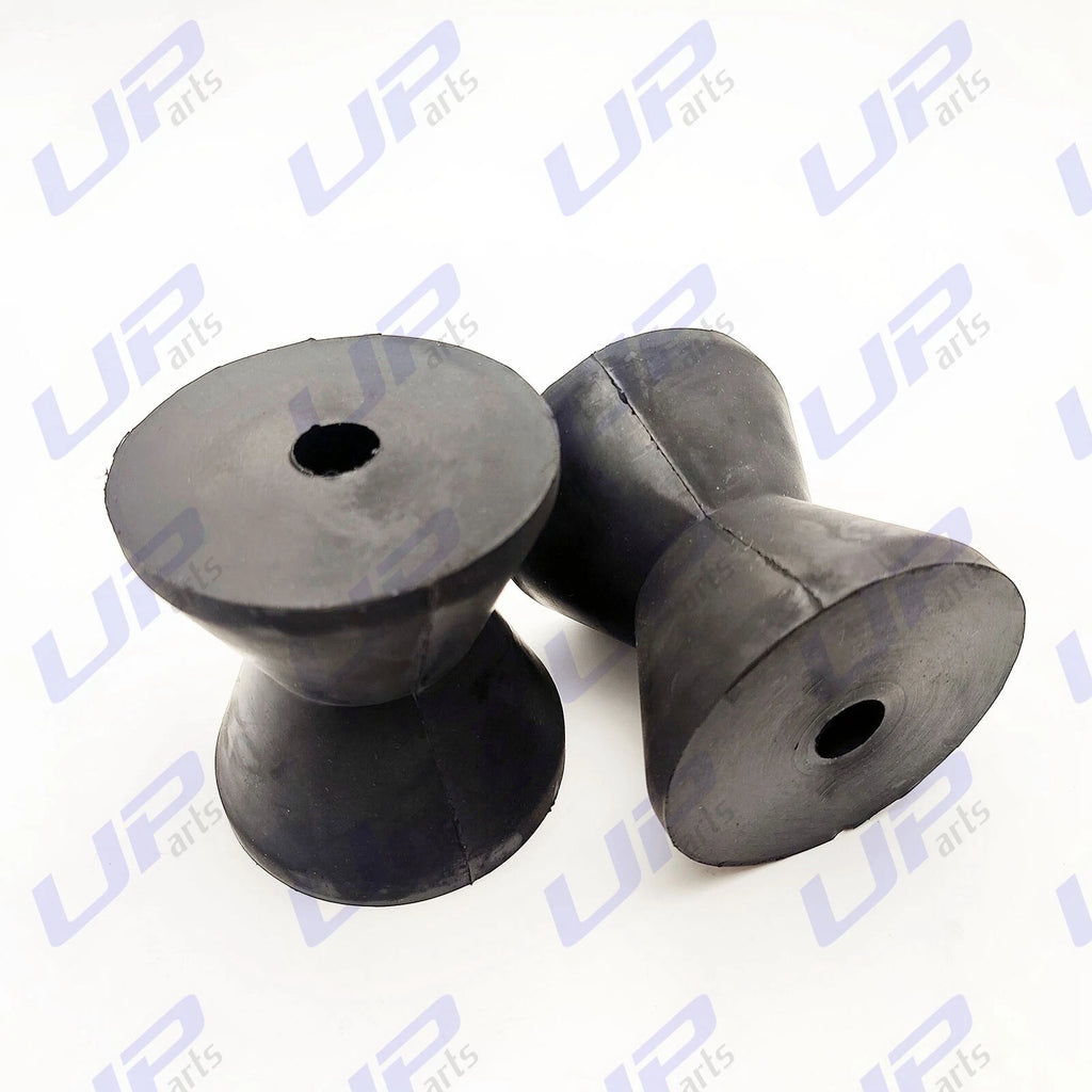2 Pack Bow Stop Rollers for Boat Trailer (4 Inch Mounting Width)