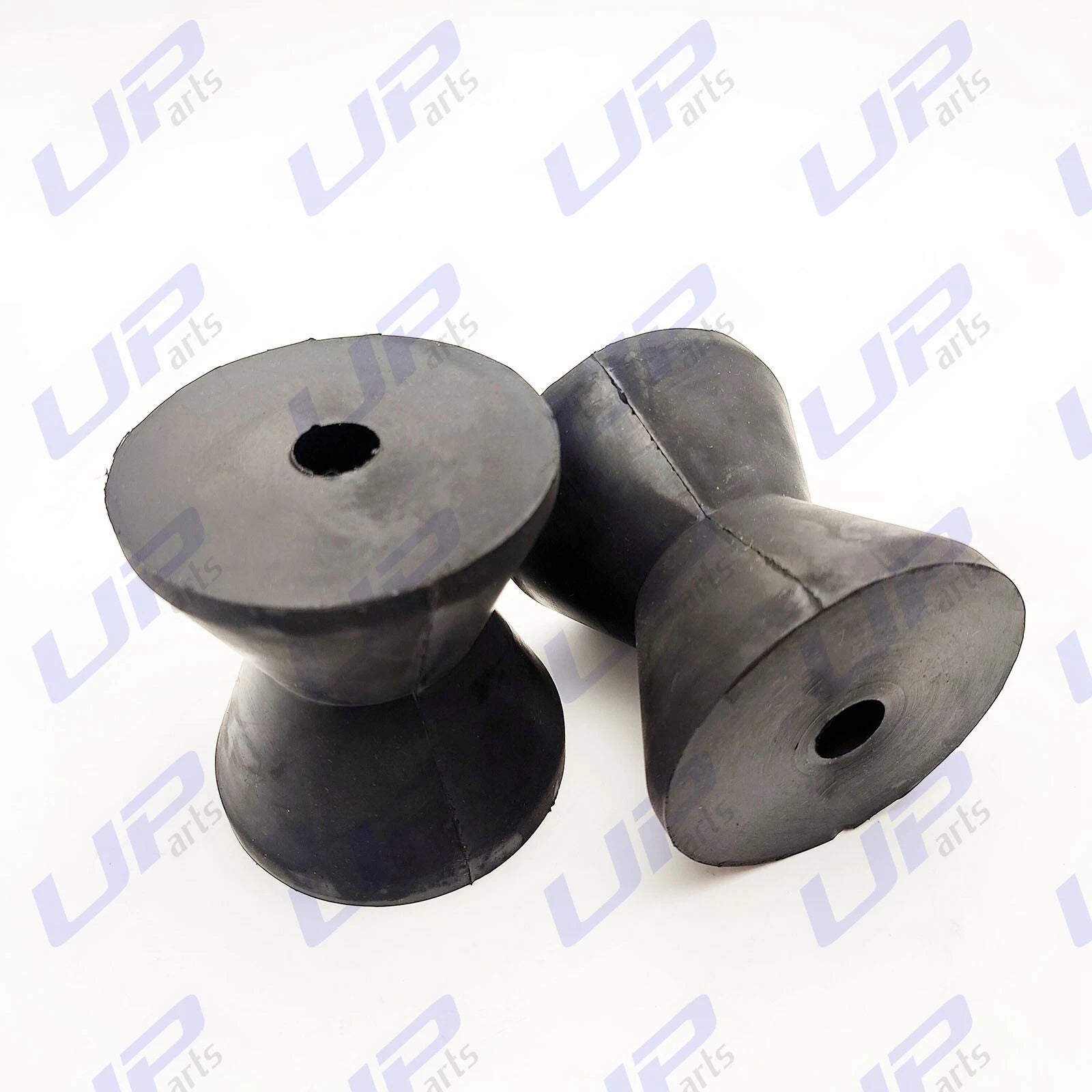 2 Pack Bow Stop Rollers for Boat Trailer (4 Inch Mounting Width)