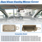 Left Sun Visor Vanity Mirror Cover for Mercedes-Benz GLA W156/GLE W292 (2015–2019)