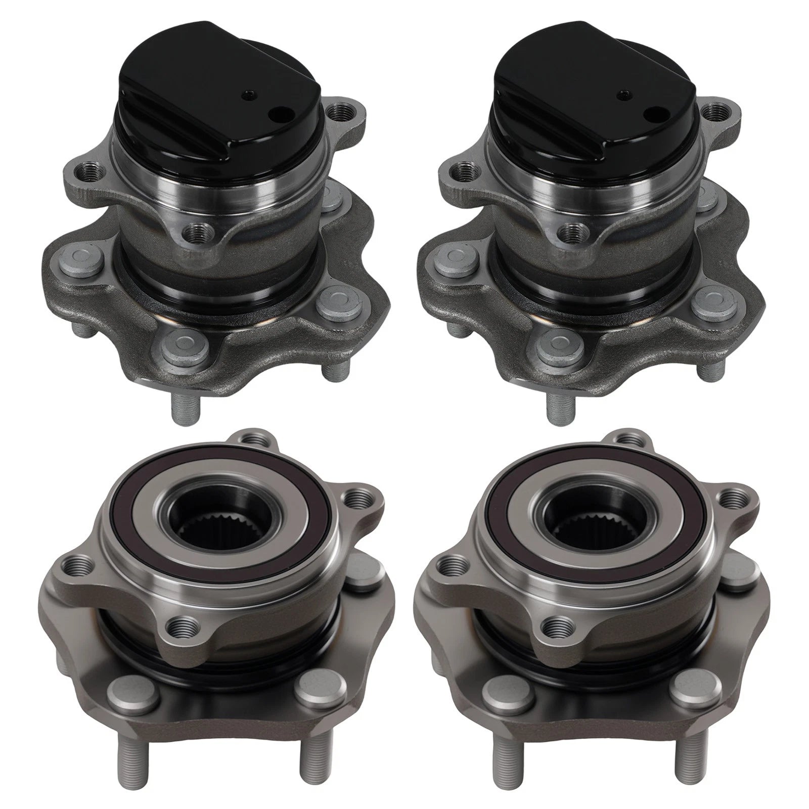 Front Rear Wheel Bearing Hub for Nissan Rogue/Rogue Sport (2014–2019)