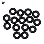 O Ring Set of 3 Blue Silicone 8mm, 9mm, 5.1mm for Various Applications