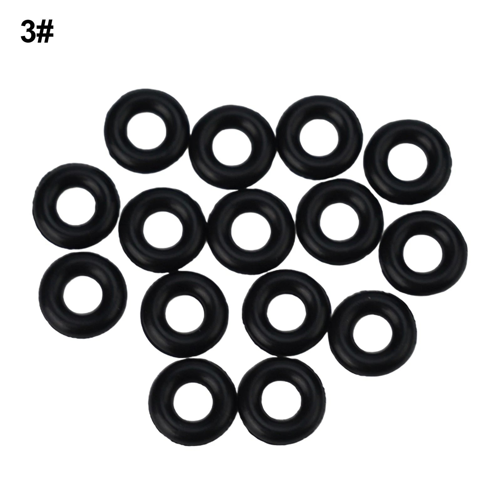 O Ring Set of 3 Blue Silicone 8mm, 9mm, 5.1mm for Various Applications
