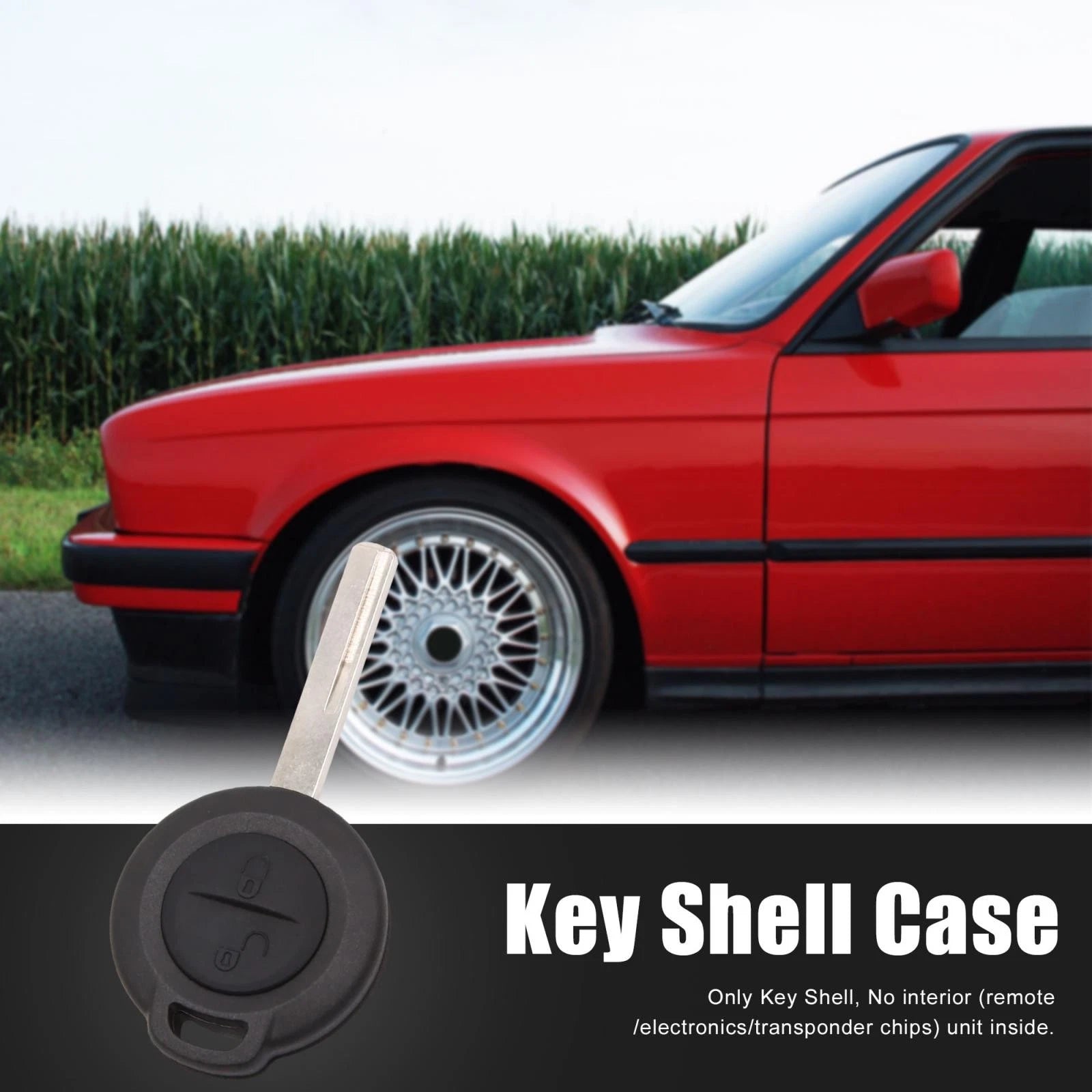 Key Shell Case for Mitsubishi Colt, Warrior, Carisma, Spacestar (4 Button)