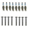 Set of 8 Platinum Spark Plugs & Ignition Coil Boot Kit for GS400 LS400 V8