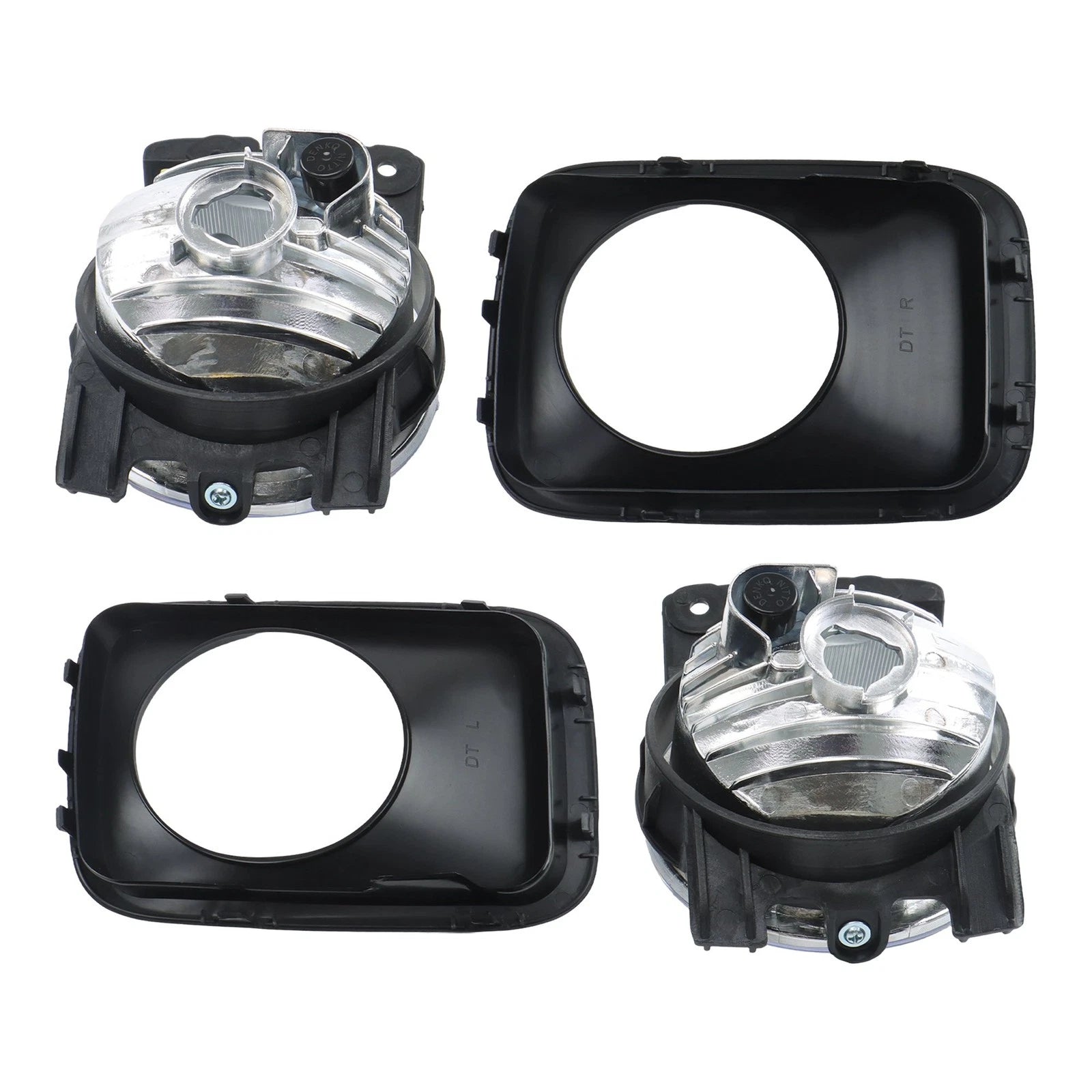 Halogen Fog Lights for Honda Pilot (2009–2011) with Black Cover