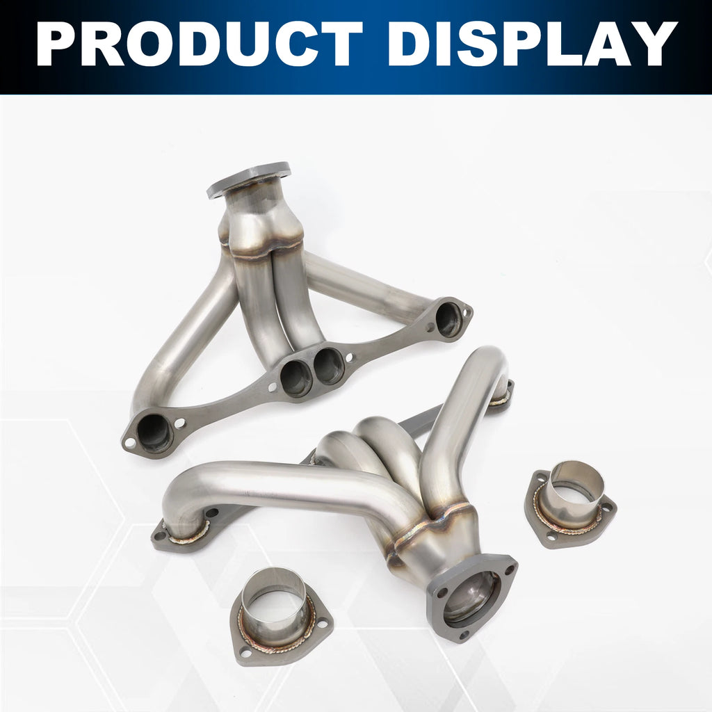 Exhaust Header for Street Rod SBC Small Block V8 (1923–1949) 304 Stainless Steel