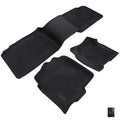 Set of 4 All Weather Floor Mats for GMC Sierra 1500 2500 (1999–2007) Black TPE