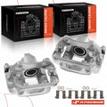 Pair Rear Brake Calipers with Bracket for Honda Pilot Ridgeline Acura MDX (2003–2021)
