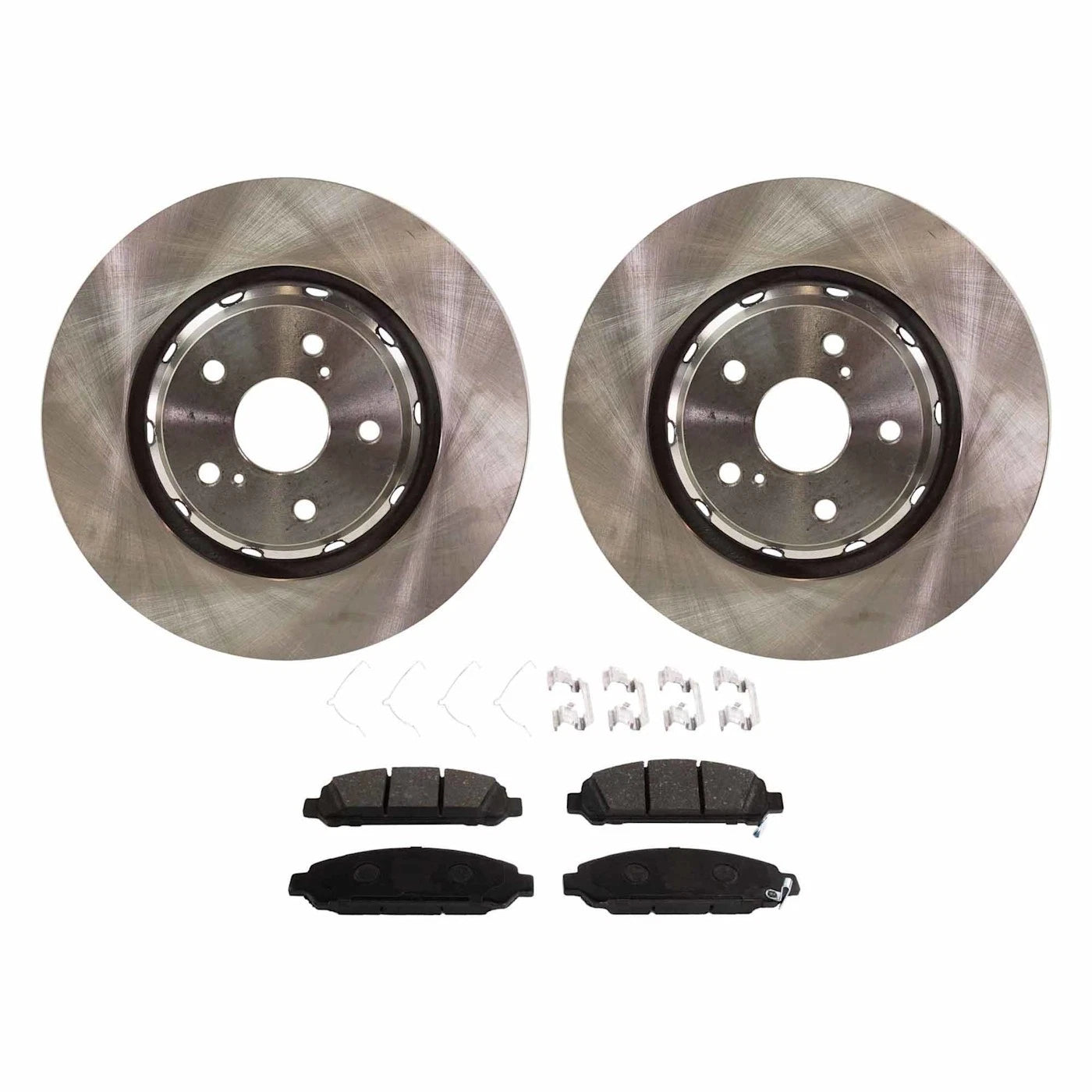 Front Brake Disc Rotors and Pads Kit for Toyota Venza (2009–2015)