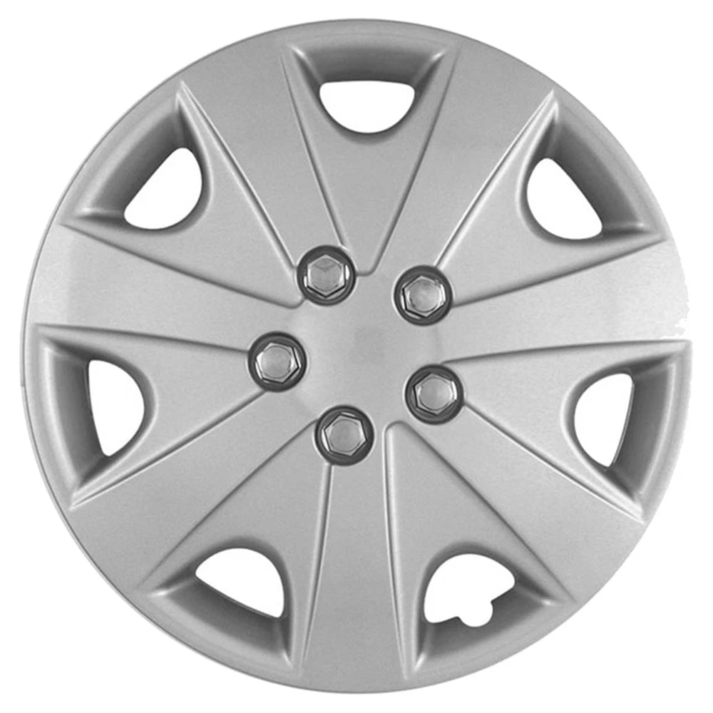 Wheel Cover Hubcaps Push On 15 Inch Silver for 2003–2004 Honda Accord
