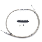 Stainless Braided Clutch Cable for Harley Dyna Super Glide (1995–2006)