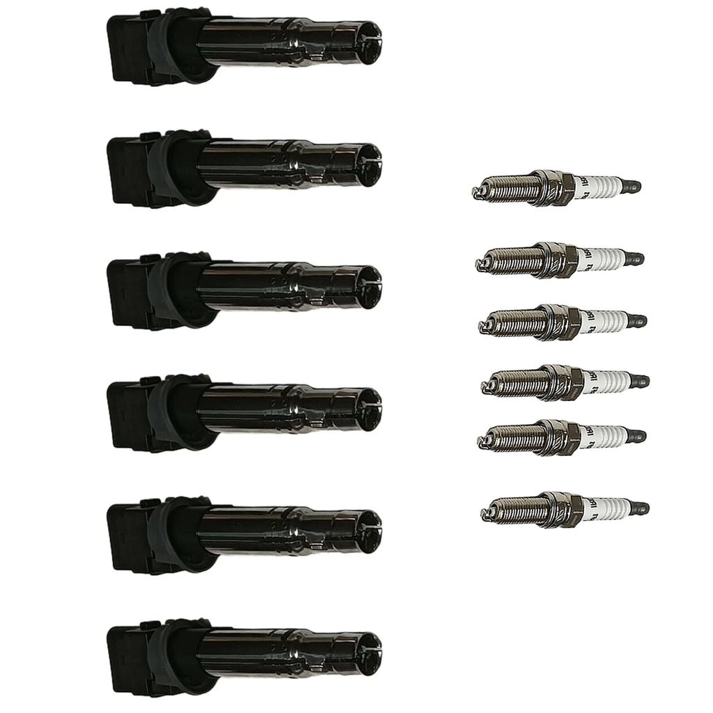 6X Ignition Coil & Iridium Spark Plug for Volkswagen Passat Atlas (2018-2023)