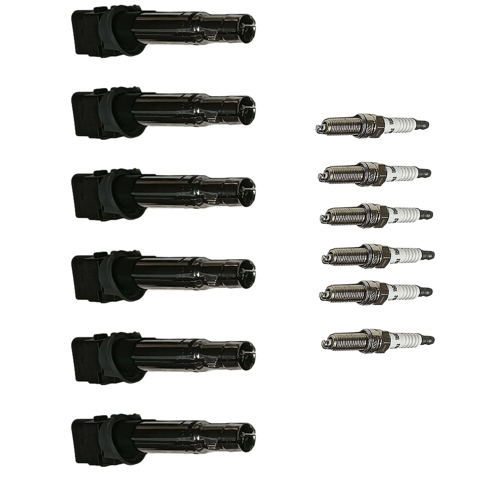 6X Ignition Coil & Iridium Spark Plug for Volkswagen Passat Atlas (2018-2023)