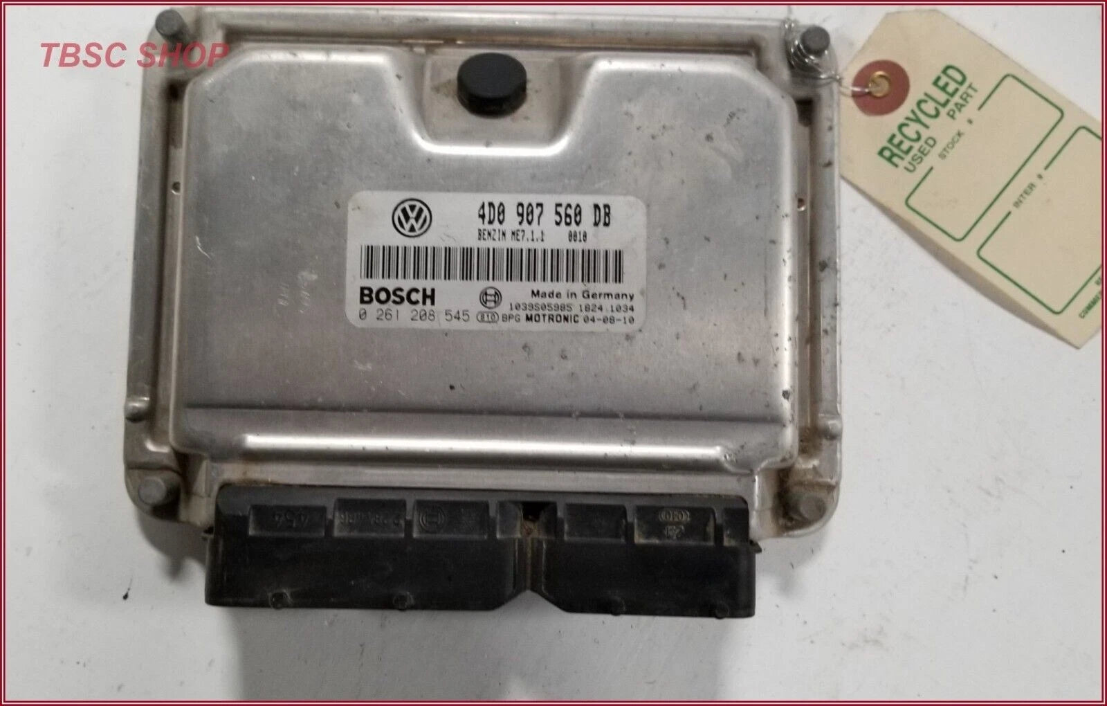 ECU PCM ECM Engine Control Module for VW Touareg 4.2L (2005) 4D0907560DB