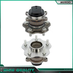 Set of 2 Rear Wheel Bearing Hubs for Nissan Rogue (2008–2015) FWD