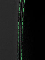 Leather Manual Shift Boot for Ford Mustang (2015–2020) Green Stitch