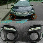 2X LED Daytime Running Fog Lights Kit for Toyota Corolla (2010–2013)