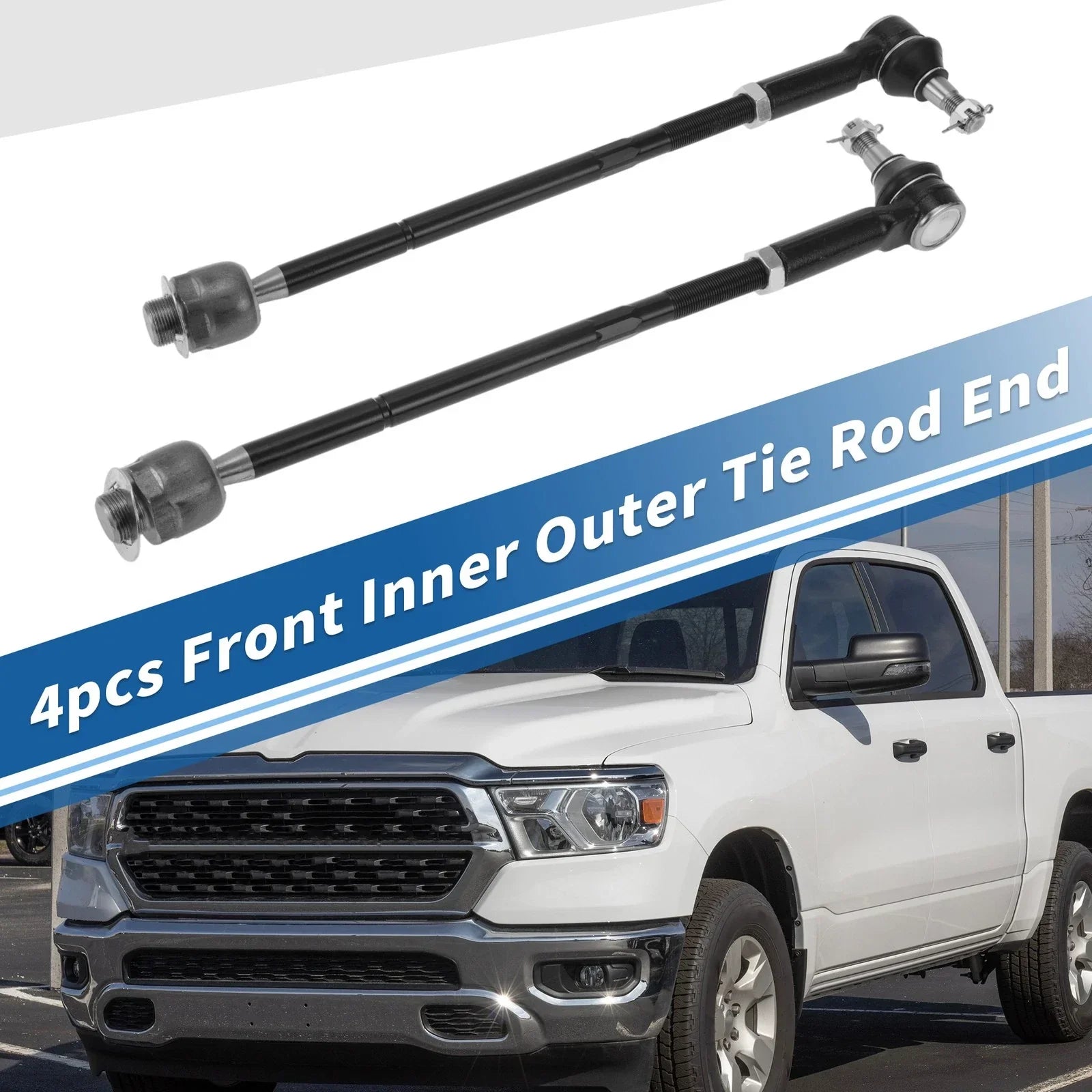 4pcs Tie Rod End Links for Dodge Ram 1500 (2011-2015)
