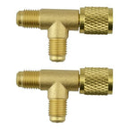 2X Brass Valve Core Quick Couplers for Easy Installation