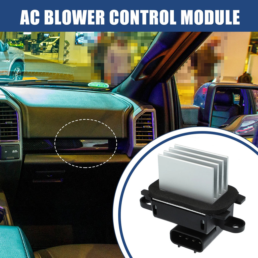 Set of 1 HVAC Blower Motor Resistor for Ford Expedition (2015–2022) BL3Z-19E624-A