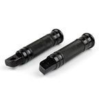 Rear Front Foot Pegs for Harley Sportster XL883 XL1200 V Rod (2004–2023) Black