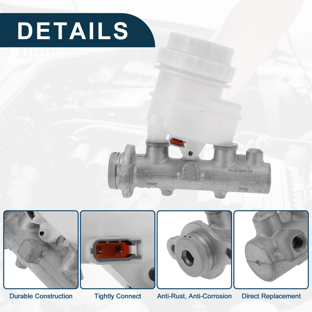 Brake Master Cylinder with Reservoir No.MN102441 for Mitsubishi L200 (2007–2015)